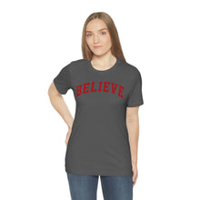 Load image into Gallery viewer, Believe Red Short Sleeve Tee